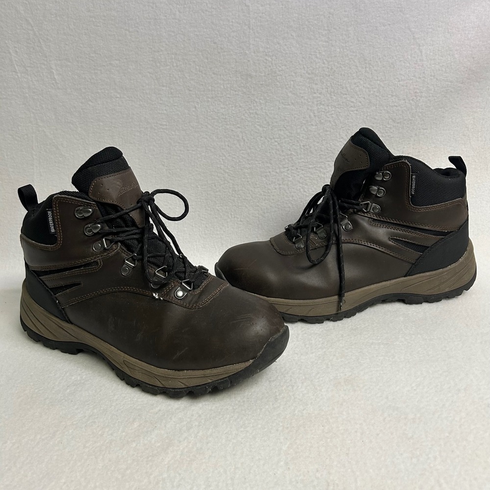 Eddie Bauer Everett Hiking Gorpcore Mens 13 Brown Waterproof Boots